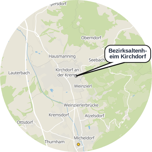 Kartenausschnitt für die Firma Bezirksaltenheim Kirchdorf