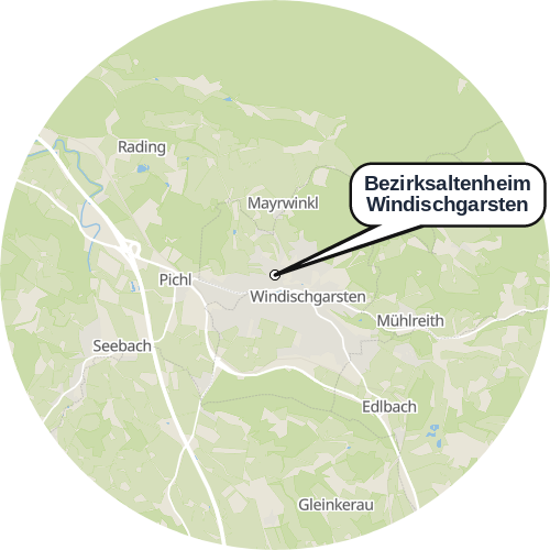 Kartenausschnitt für die Firma Bezirksaltenheim Windischgarsten
