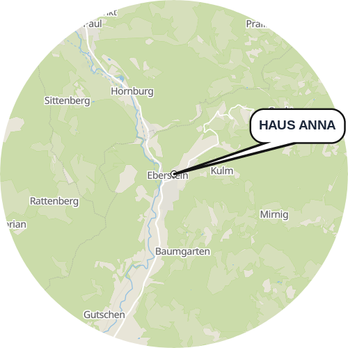 Kartenausschnitt für die Firma HAUS ANNA