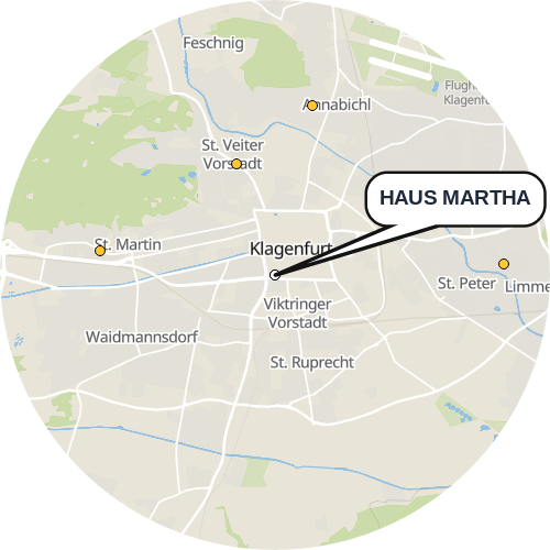 Kartenausschnitt für die Firma HAUS MARTHA
