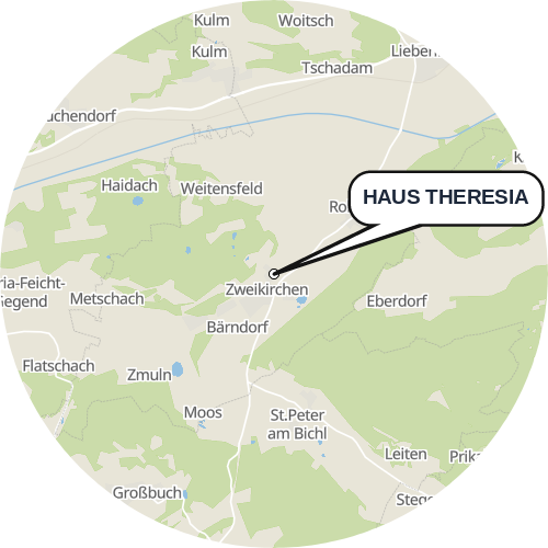 Kartenausschnitt für die Firma HAUS THERESIA