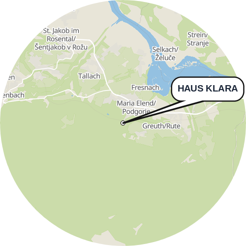 Kartenausschnitt für die Firma HAUS KLARA
