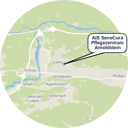 Kartenausschnitt für die Firma AIS SeneCura Pflegezentrum Arnoldstein