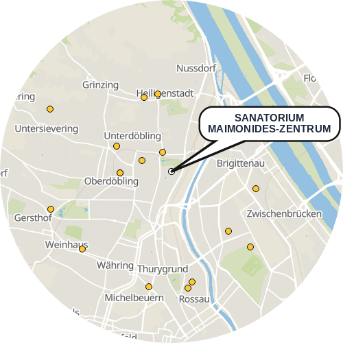 Kartenausschnitt für die Firma SANATORIUM MAIMONIDES-ZENTRUM