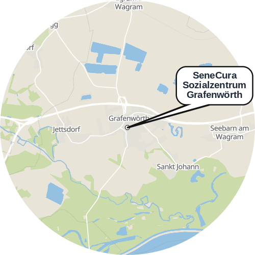 Kartenausschnitt für die Firma SeneCura Sozialzentrum Grafenwörth