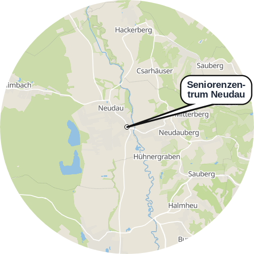 Kartenausschnitt für die Firma Seniorenzentrum Neudau