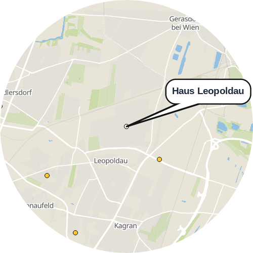 Kartenausschnitt für die Firma Haus Leopoldau