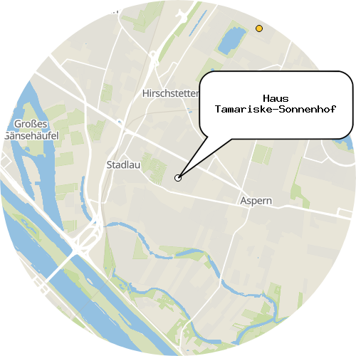 Kartenausschnitt für die Firma Haus Tamariske-Sonnenhof