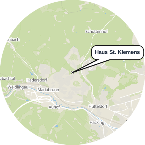 Kartenausschnitt für die Firma Haus St. Klemens