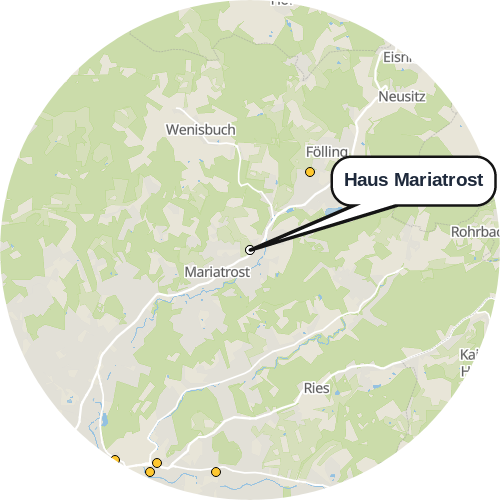 Kartenausschnitt für die Firma Haus Mariatrost