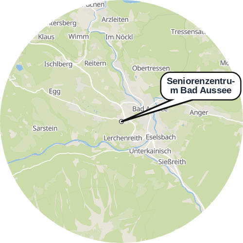 Kartenausschnitt für die Firma Seniorenzentrum Bad Aussee