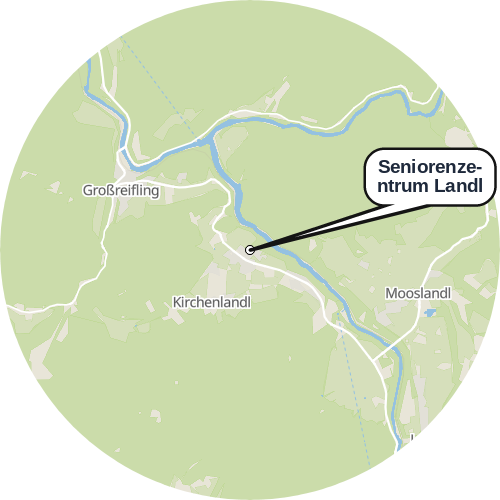 Kartenausschnitt für die Firma Seniorenzentrum Landl