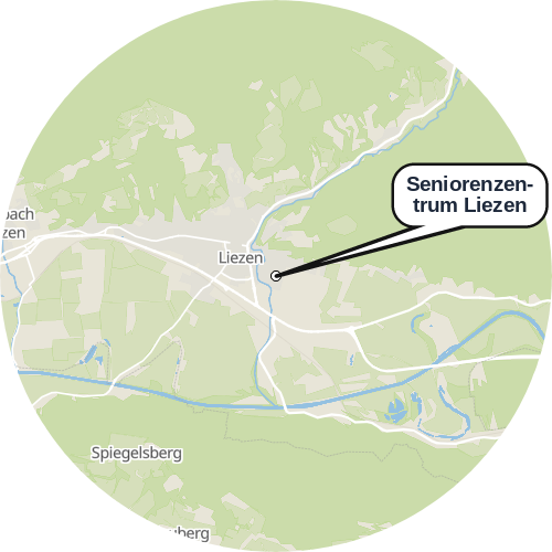 Kartenausschnitt für die Firma Seniorenzentrum Liezen