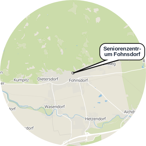 Kartenausschnitt für die Firma Seniorenzentrum Fohnsdorf