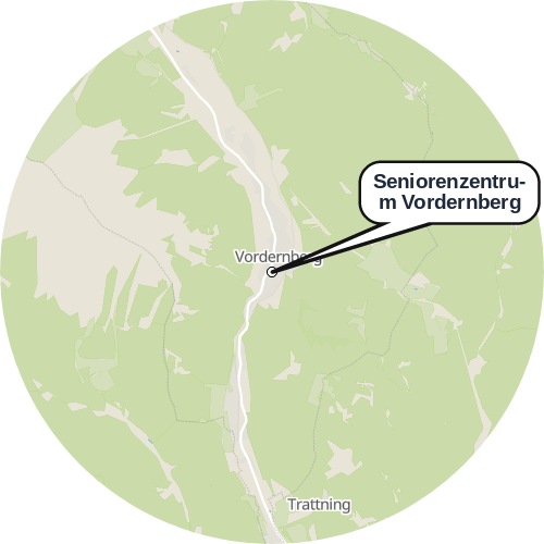 Kartenausschnitt für die Firma Seniorenzentrum Vordernberg